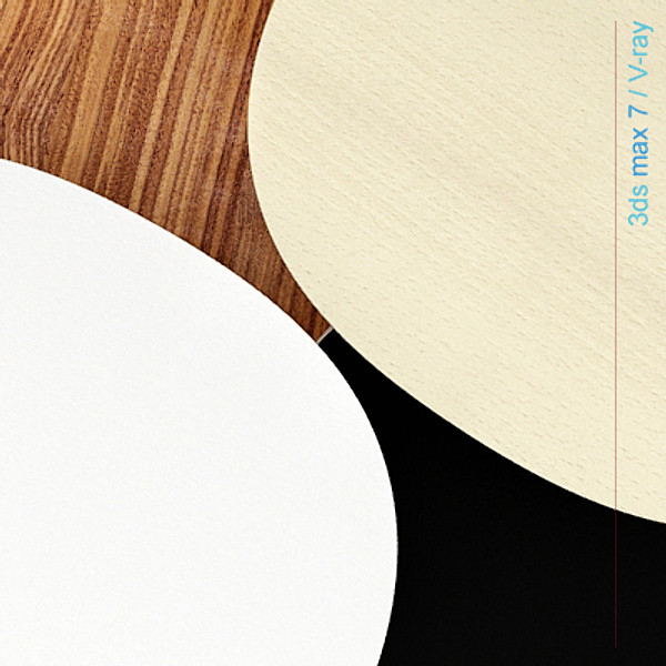 3d arne jacobsen tables 2 - Super-circular table 4 star leg ( 2 tables ) by lajhar